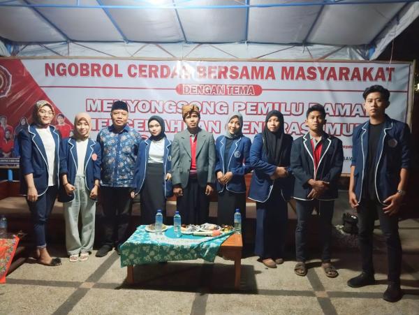 KKN ITSKes Muhammadiyah Selong Ngobrol Cerdas Pemilu Bareng Masyarakat Lombok Timur