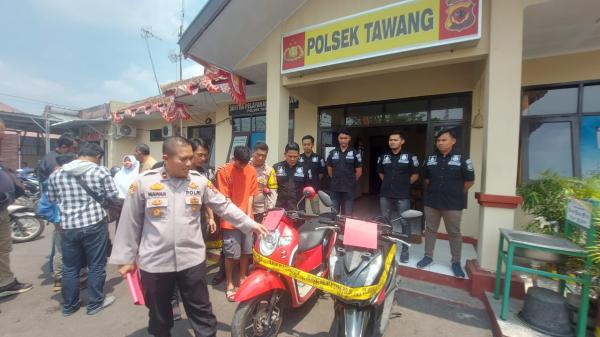 Jual Motor Curian di Facebook, Penadah Curanmor di Tasikmalaya Ditangkap Polsek Tawang