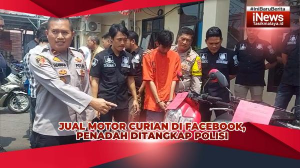 VIDEO: Jual Motor Curian di Facebook, Penadah Curanmor di Tasikmalaya Ditangkap Polsek Tawang
