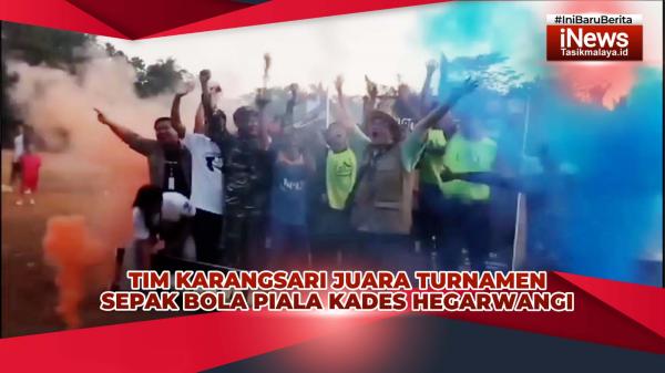 VIDEO: Turnamen Sepak Bola Antar Kepunduhan Piala Kades Hegarwangi Tasikmalaya, Tim Karangsari Juara