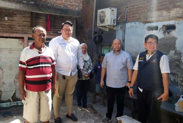 Caleg Partai Perindo Michael SH MH Perjuangkan Program Rutilahu Warga Surabaya