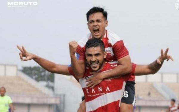 Liga 1: Kalahkan Persita Tangerang, Madura United Kokoh di Puncak Klasemen