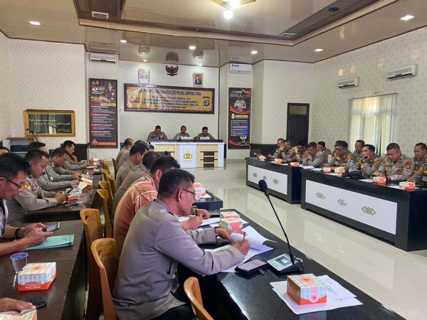 Polres Lampung Utara Gelar Lat Pra Operasi Jelang Operasi Zebra Krakatau 2023