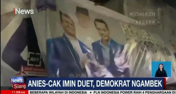 Duet Anies-Cak Imin Bikin Partai Demokrat Ngambek