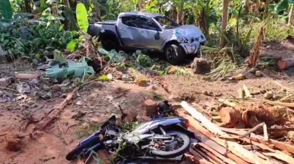 Kecelakaan Maut di Pangandaran Mobil Pikap Tabrak Motor, Kedua Kendaraan Masuk Jurang