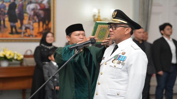 Dilantik Gubernur Jabar, Iwan Setiawan Resmi Jadi Bupati Bogor 