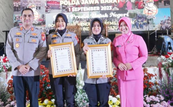Bikin Bangga, 2 Polwan Polres Tasikmalaya Kota Borong 3 Penghargaan dari Kapolda Jabar