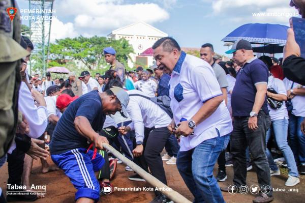 Meriahkan HUT ke-448, Pemkot Ambon Gelar Festival Olahraga Tradisional