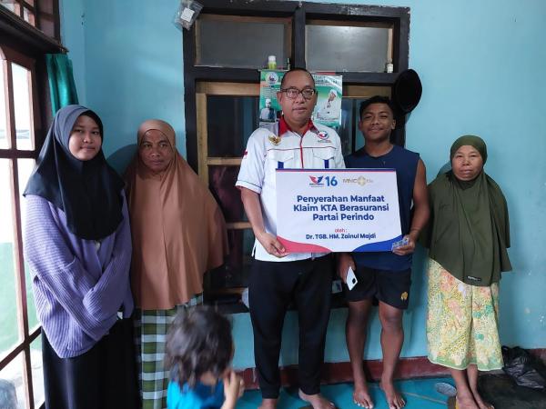 Babak Belur Kecelakaan, Sab'ul Munir Warga Lombok Timur Klaim Asuransi Perindo