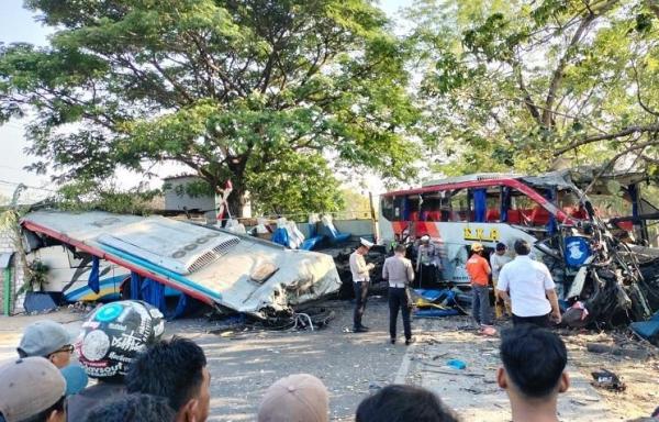 Kecelakaan Maut Bus Eka dan Sugeng Rahayu di Ngawi, Korban Tewas Bertambah Jadi 4 Orang
