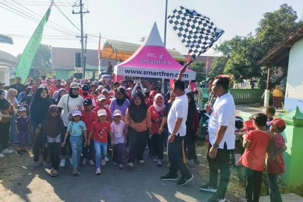 Ribuan Warga Lambangan Sidoarjo Ikuti Jalan Sehat Dalam Rangka HUT RI Ke-78