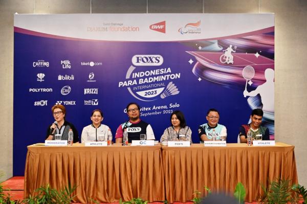 FOX’S Indonesia Para Badminton International 2023 Diikuti Atlet 16 negara