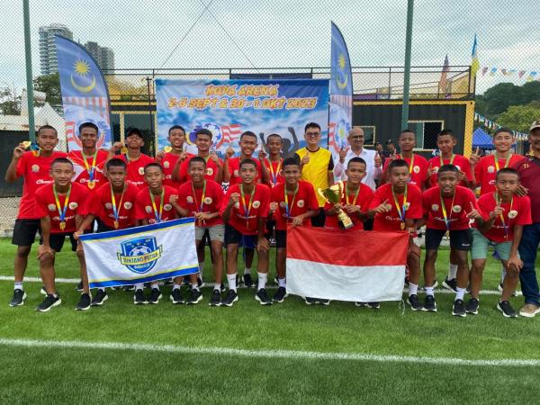Wakili Indonesia, Tim Sepak Bola Bintang Putra Sidoarjo Juarai Asian Soccer Championship U14 2023