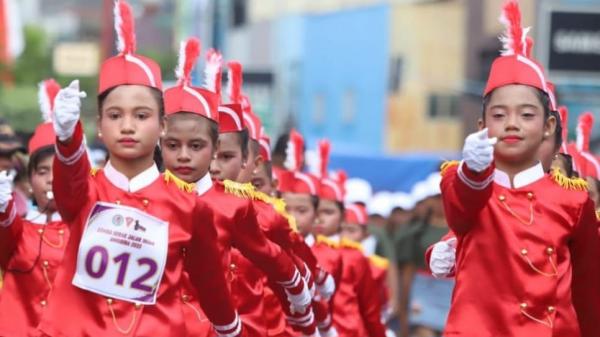 Lomba Baris Indah Ikut Dukung Ambon Jadi Kota Kreatif