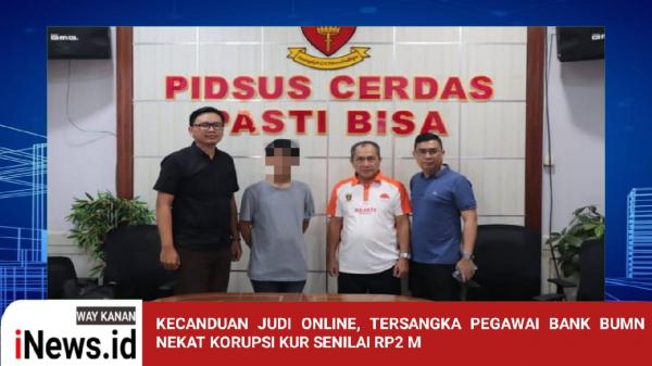 Pegawai Bank BUMN Nekat Korupsi KUR Senilai Rp2 M, Diduga karena Kecanduan Judi Online