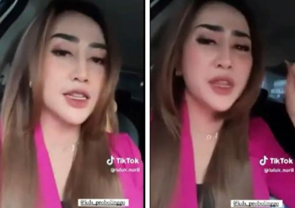 Video Viral Seleb TikTok Probolinggo, Bersuamikan Bripka Polisi Berapa Gajinya?