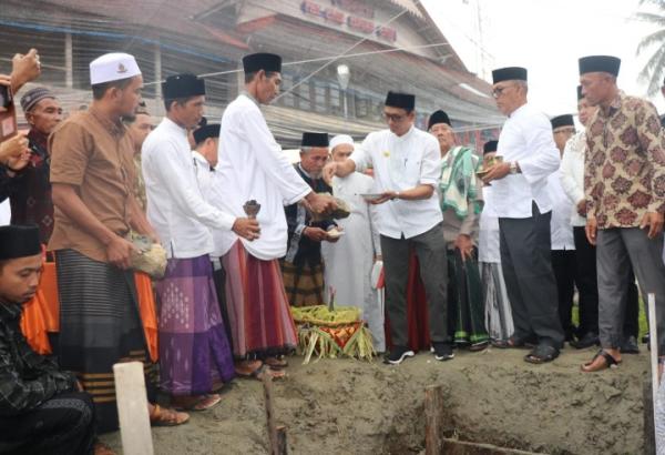 Bupati Aceh Selatan Groundbreaking Pembangunan Gedung Utama Dayah Ashhabul Yamin