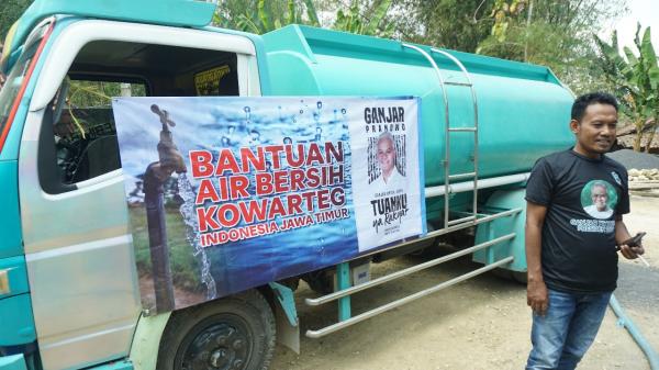 Kowarteg Ganjar Bantu Penuhi Kebutuhan Air Bersih Ratusan Warga Sampang