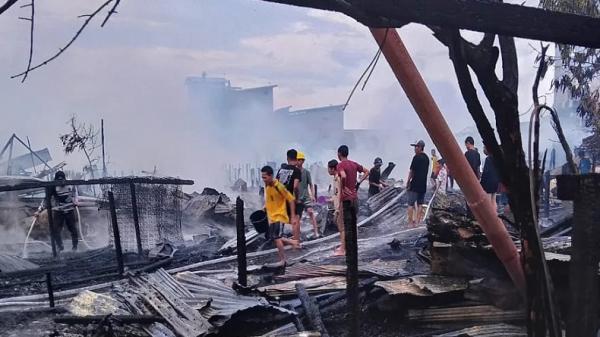 Kebakaran Hari Ini di Kukar, 19 Rumah, Satu Mobil dan 6 Motor Ludes Dilalap Si Jago Merah