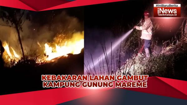 VIDEO: Kebakaran Lahan Gambut di Kampung Gunung Mareme Tasikmalaya, Asal Mula Api Belum Diketahui