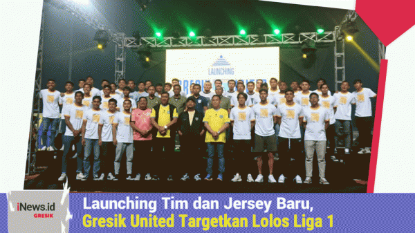 Launching Tim dan Jersey Baru, Gresik United Targetkan Lolos Liga 1