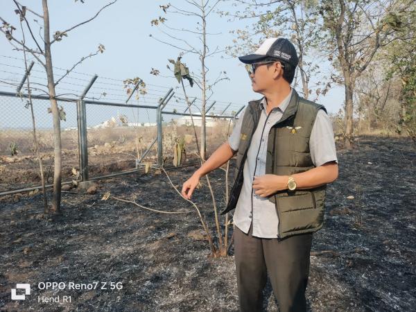 Datangi lokasi Kebakaran, Nur Azis : Kebakaran GRR Tuban Harus Diusut Tuntas dan Terbuka