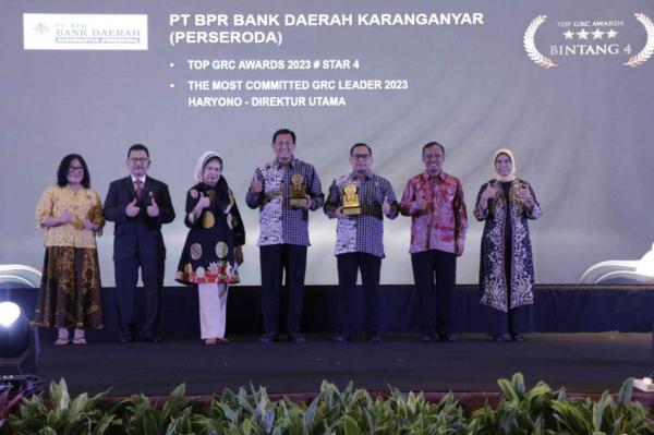 Sukses Kelola Bisnis dengan Baik, Bank BDK Sabet TOP GRC Award 2023 Bintang 4