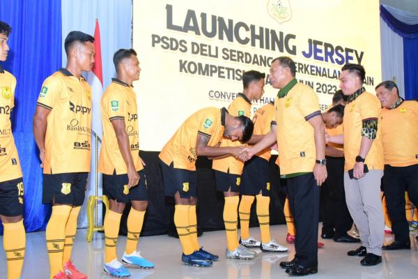 PSDS Deli Serdang Launching Jersey dan Perkenalan Pemain, Bupati: Semoga Bisa ke Liga 1