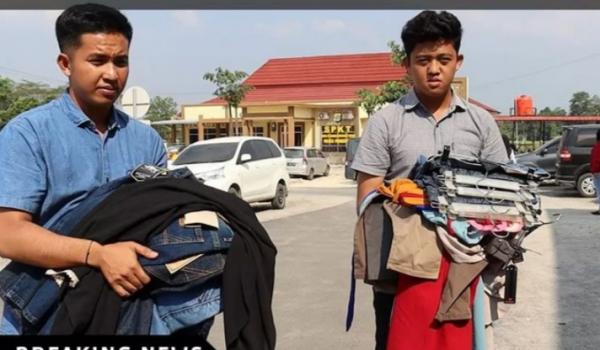 Meresahkan Tiga Pelaku Pencuri Baju Ditangkap Saat Beraksi di Toko Baju Pandansurat