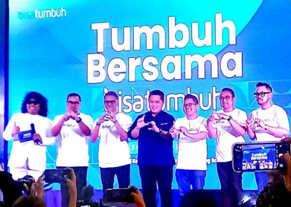 Menteri BUMN Erick Thohir Resmikan Kolaborasi Bisa Tumbuh dengan Rumah BUMN