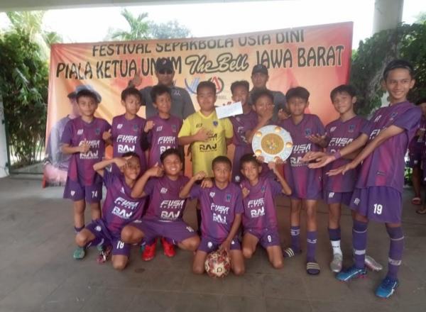 Festival Sepakbola Usia Dini 2023 Digelar The Bell Jabar di Kabupaten Bogor