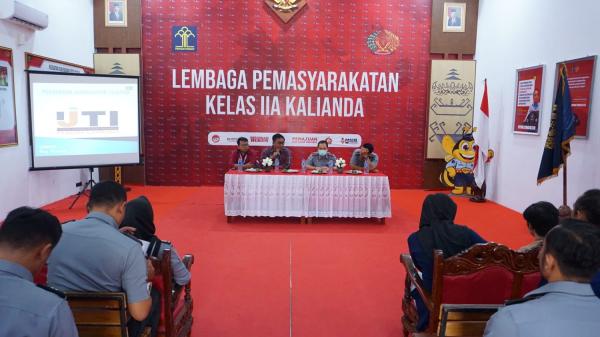 IJTI Pengda Lampung Berikan Pelatihan Video kepada Tim Humas Lapas Kalianda