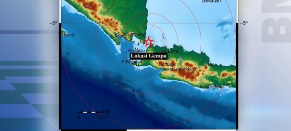 Gempa Magnitudo 3 4 Guncang Muara Binuangeun Lebak