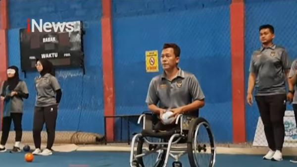Semangat Latihan Atlet Lawn Bowls Ariyanto Jelang Asian Para Games 2023