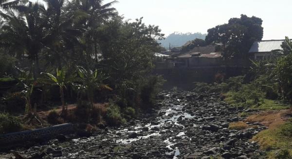 Penampakan Sungai Kerep di Moga, Kering kerontang Dampak Kemarau