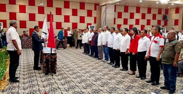 Ketum KONI Papua Selatan Melantik 11 Pengprov Cabor dan BAPOPSI Papua Selatan