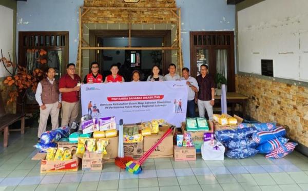 Pertamina Regional Sulawesi Berikan Program Atensi untuk Penyandang Disabilitas di Tomohon