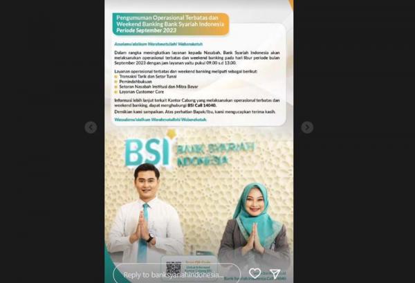 Bank Syariah Indonesia Region VIII Surabaya Buka Layanan Operasional Terbatas Akhir Pekan Ini