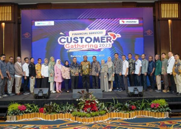 Makin Dekat dengan Pelanggan dan Mitra, Pos Indonesia Gelar Financial Services Customer Gathering