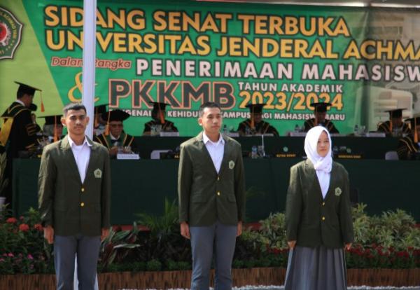 Unjani Gelar Sidang Senat Terbuka dan Pembukaan PKKMB ke 5.337 Mahasiswa Baru