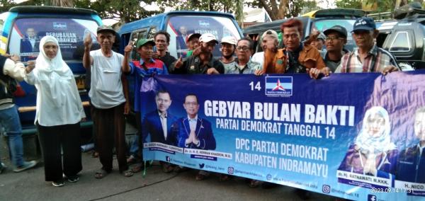 Bacaleg Jabar Ratnawati Salurkan Ratusan Paket Sembako bagi Warga Indramayu
