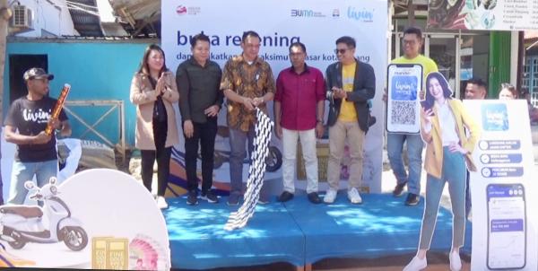 Dukung Transaksi Digitalisasi, Bank Mandiri Kupang Launching Aplikasi Livin Merchant