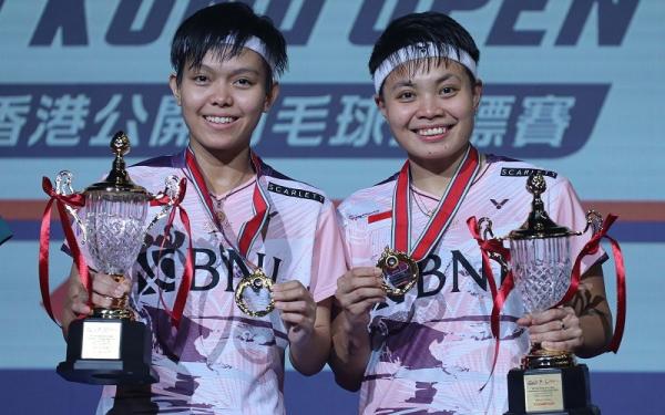 Hong Kong Open 2023: Apriyani/Fadia dan Jonatan Juara, Leo/Daniel Runner Up