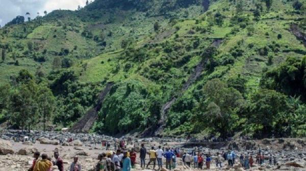 Breaking News, Longsor di Kongo, 17 Orang Tewas Tertimbun Tanah