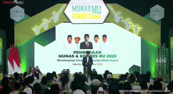 Presiden Ajak NU Bersama Wujudkan Indonesia Emas 2045
