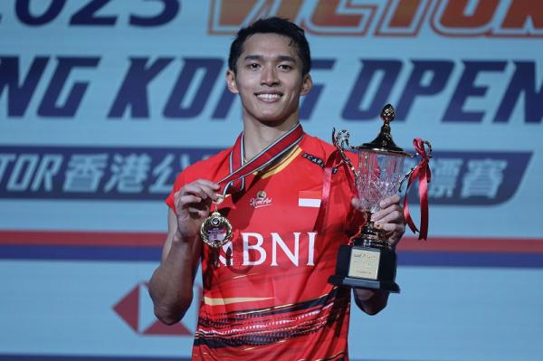 Momen Jonatan Christie Juara Hong Kong Open 2023 Kalahkan Kenta Nishimoto, Balaskan Dendam Ginting
