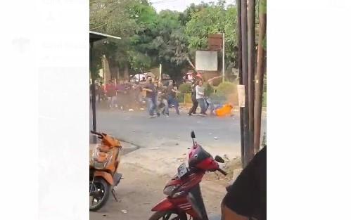 Tawuran Antar Ormas, Puluhan Orang Diciduk di Jalan Raya Setu Bantargebang Bekasi