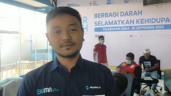 Perayaan 2 Tahun Marger Pelindo, GM Pelabunan Bima: Berbagi Darah Selamatkan Kehidupan
