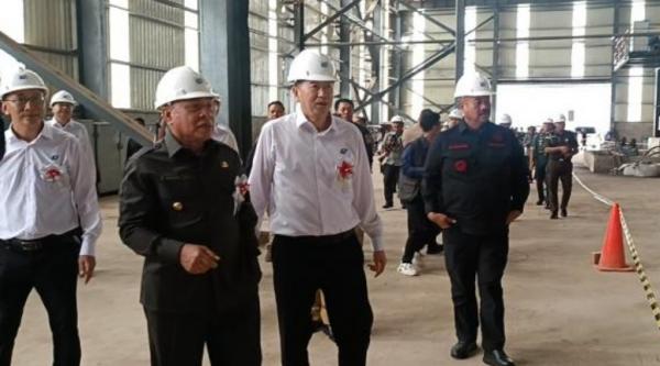 Pabrik Smelter Nikel Pertama di Kalimantan Diresmikan Gubernur Kaltim