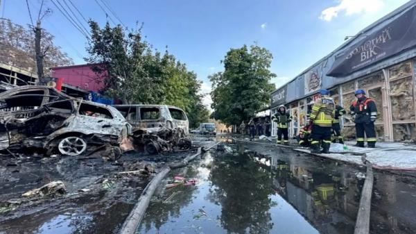 Rudal Ukraina Salah Sasaran, Hancurkan Pasar Ramai Pengunjung di Kostiantynivka, 17 Tewas